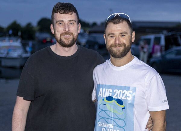 Adrian Keaveney with Paul Little at the celebrations. Pic: Mark Kelly Adrian Keaveney with Paul Little at the celebrations. Pic: Mark Kelly