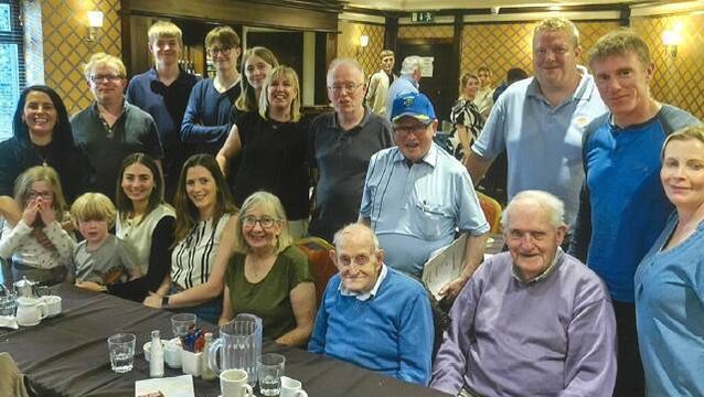 <p>Colm Hannelly recently celebrated his 96th birthday with family and friends.</p>