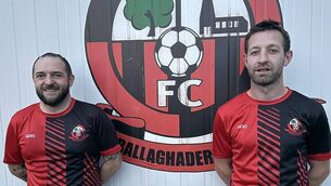 <p>Ballaghaderreen FC's new senior men's management team is Luigi Cordone and Bob Towey.</p>