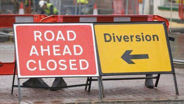<p>The road will be closed for six weeks.</p>