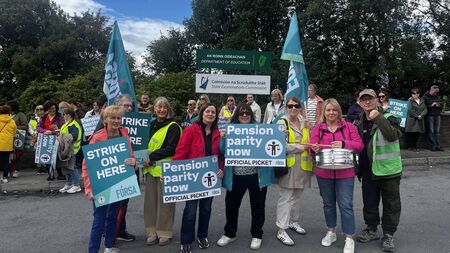 Roscommon school secretaries and caretakers continue strike action