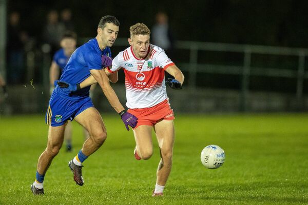 Ciarán Lennon has been selected in the Team of the Week after kicking 1-12 against St. Faithleach's. Ciarán Lennon has been selected in the Team of the Week after kicking 1-12 against St. Faithleach's.