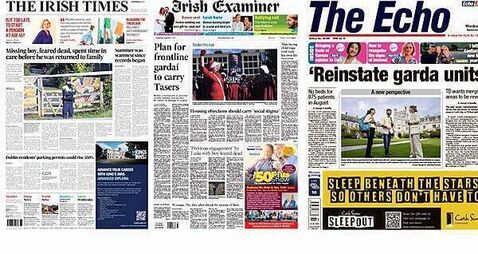 What the papers say: Wednesday's front pages