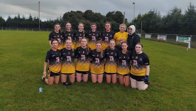 <p>The Strokestown junior ladies’ football team that picked up two championship wins over the last week. </p>