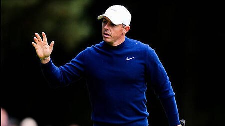 Rory McIlroy finds water on 18th to sit five shots off pace at PGA Championship