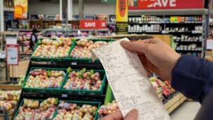 <p>There has been a dramatic increase in spending on groceries in County Roscommon. Pic: iStock</p>