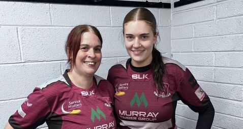 Mother and daughter line out for local rugby women's team