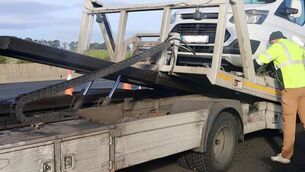 <p>One of the vehicles which was seized.</p>