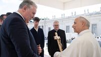 Local MEP and family meet Pope Leo to commemorate their famous ancestor
