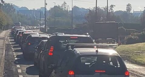 Motorists left frustrated by long tailbacks on busy County Roscommon road