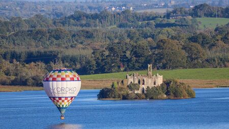 Spectacular drone footage captures the action from Hot Air Ballooning Championships