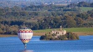 Spectacular drone footage captures the action from Hot Air Ballooning Championships