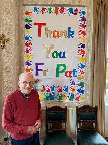 Community has thanked Fr Pat being there through thick and thin.