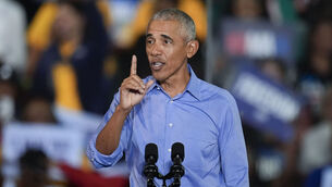 <p>Former US president Barack Obama made a low-key visit to Ireland where he received the Freedom of Dublin (AP Photo/Mike Stewart)</p>