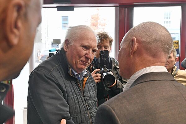 Jim Gavin meets Tom Leech in Roscommon Town today.
