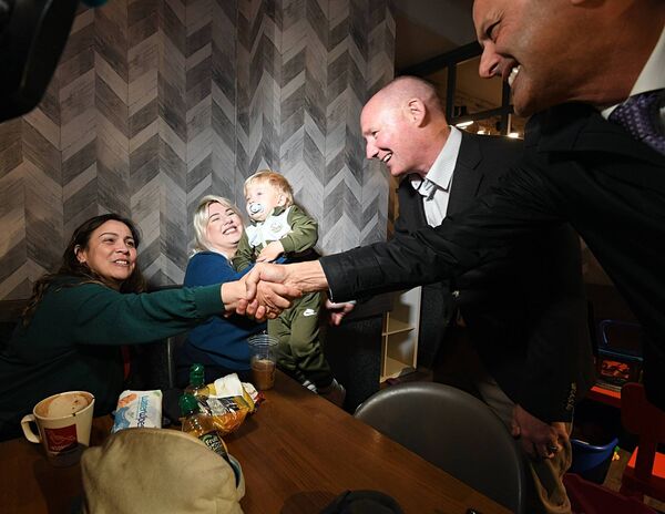 Jim Gavin meets Tatiane, Inga and Rafael at Insomnia in Roscommon Town.