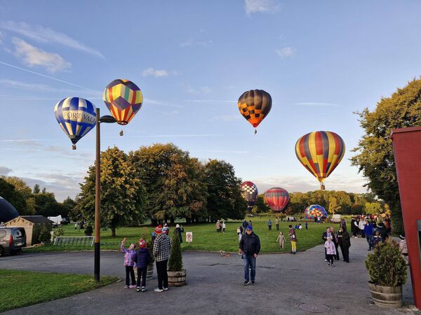 The skies over Lough Key were a kaleidoscope of colour during the week long event. Pic courtesy of Lough Key Forest &amp; Activity Park