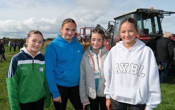 Young ladies from Sliabh Ban and Fourmilehouse enjoying the Sliabh Ban Harvest Festival.. Pic: Gerry Faughnan 