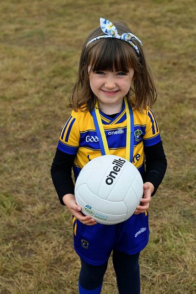 Molly O’Connor, Dysart, ready for action at Ballyforan Fair &amp; Festival. Pic: Gerard O’Loughlin