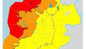 <p>The Orange Wind Warning was extended to the county this afternoon. </p>
