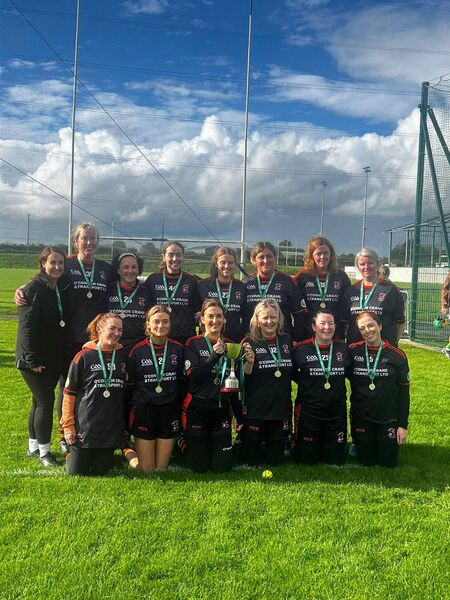 The Elphin ladies' rounders team that were crowned Ulster Provincial Cup winners at the Monaghan GAA Centre of Excellence. 