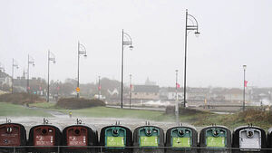 Storm Amy: Man seriously injured and 234,000 without power across Ireland