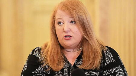 Naomi Long warns ‘a line was crossed’ after masked mob gathered outside her home