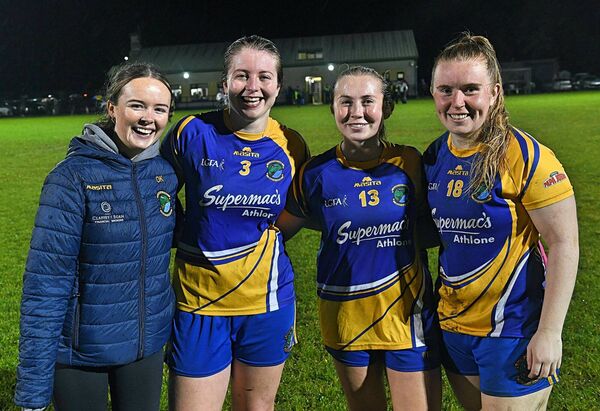Emma Gildea, Kelly Colgan, Kara Earle, and Megan Kelly have their sights set on Clann na nGael's fourth county senior ladies' football title in five years. Emma Gildea, Kelly Colgan, Kara Earle, and Megan Kelly have their sights set on Clann na nGael's fourth county senior ladies' football title in five years.