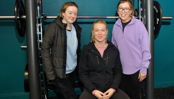 Marie Kiranne, Irma Cunnane and Ruth Murphy at the official opening of EmpowerFit in Ballinlough. Pic: Liam Reynolds
