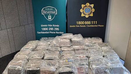 Man (50s) arrested following €10.5m of cocaine seized in Co Wexford