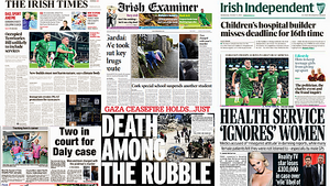 What the papers say: Wednesday's front pages What the papers say: Wednesday's front pages