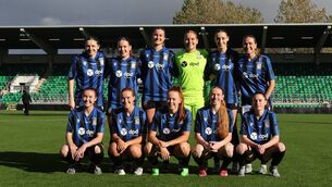 <p>The Athlone Town team that claimed the FAI Cup. Picture: INPHO/Bryan Keane</p>