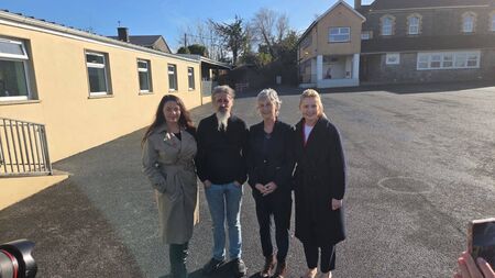 Watch: Visit to County Roscommon school ‘lifts spirits’ of presidential candidate