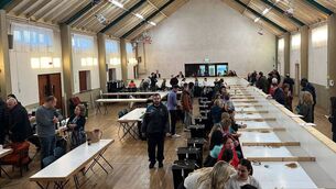 <p>Counting gets underway at the Hyde Centre. </p> <p>Counting gets underway at the Hyde Centre. </p>