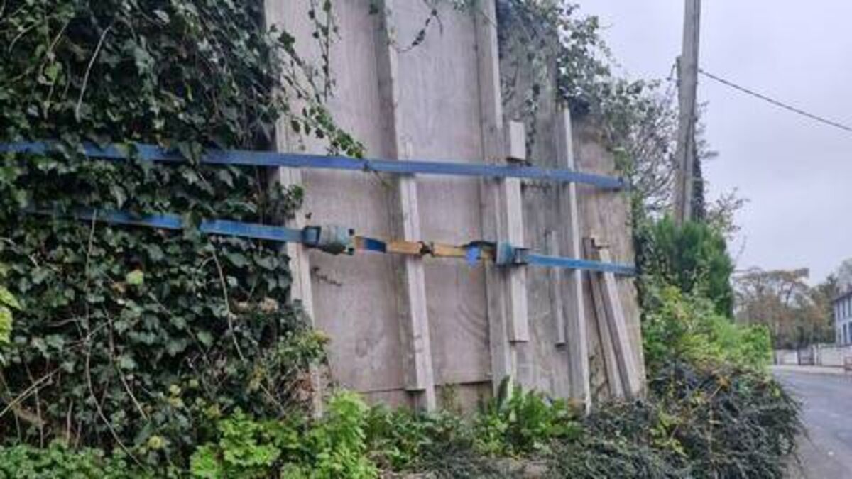 Damaged historic crypt could fall out onto footpath in County Roscommon village