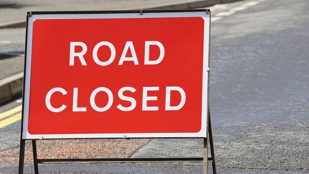 Diversions in place following road closure