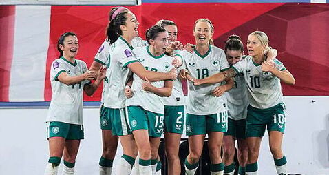 Abbie Larkin pounces at death to send Ireland into top tier of Nations League 