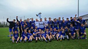 <p>The St. Croan's junior football panel following their county final success against Ballinameen. Picture: Bernie O'Farrell</p> <p>The St. Croan's junior football panel following their county final success against Ballinameen. Picture: Bernie O'Farrell</p>