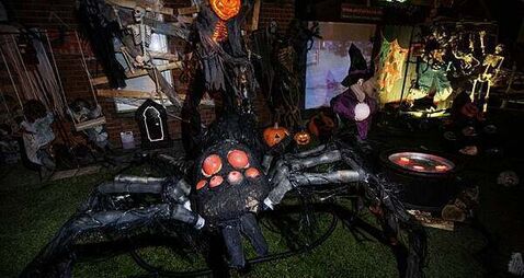 Spooky house transformation in Co Down dedicated to boy with rare cancer