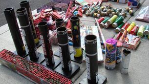 <p>Nearly all fireworks are illegal to sell or possess without a licence.</p> <p>Nearly all fireworks are illegal to sell or possess without a licence.</p>