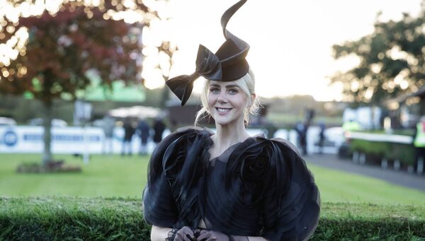 Roscommon's Jenny Sherlock secured her spot as a top ten finalist in the coveted Madrí Excepcional Best Dressed Lady competition. Pic: Kelvin Boyes/Press Eye 