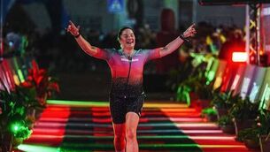 <p>Aoife O’Connor was completed her third Ironman.</p> <p>Aoife O’Connor was completed her third Ironman.</p>