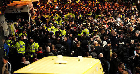 Arrests made amid protests before Aston Villa-Maccabi Tel Aviv game