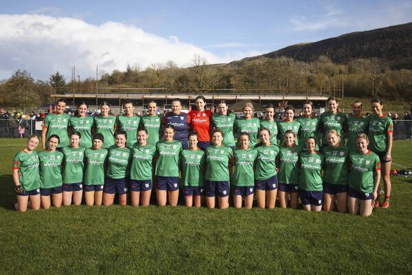 The St. Brigid's senior ladies' football panel that defeated Glencar Manorhamilton in Boggaun to reach this Sunday's provincial final against Kilkerrin/Clonberne. Picture: Courtesy of Leitrim Observer