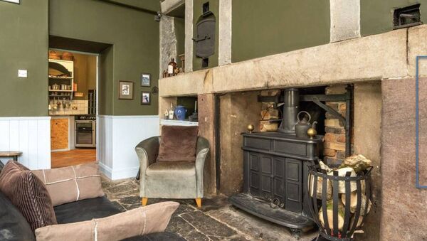 The house retains some original features.