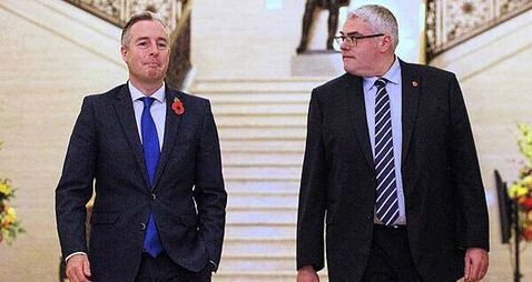 Bid to force North's education minister Givan from office over Israel trip fails