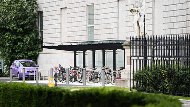 'Politicians squander taxes paid by Irish people': Public berated Harris over bike shed