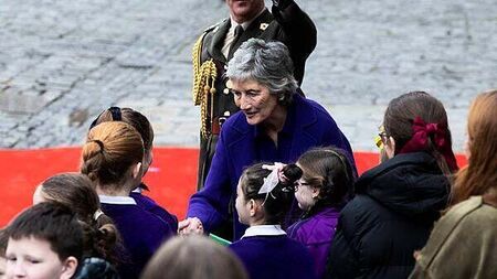 School pupils meet ‘cool’ new President Catherine Connolly