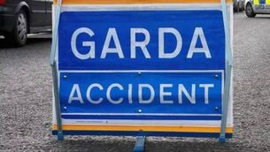 <p>Gardaí say that the collision occurred around 9.15 p.m..</p>