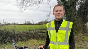 Joshua's 60km cycle raises more than €2,100 for charity
